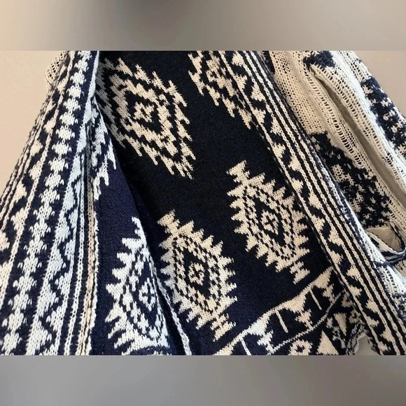 Vintage 90s Forever 21 Fair Isle preppy western academia ski resort cardigan - Picture 6 of 6